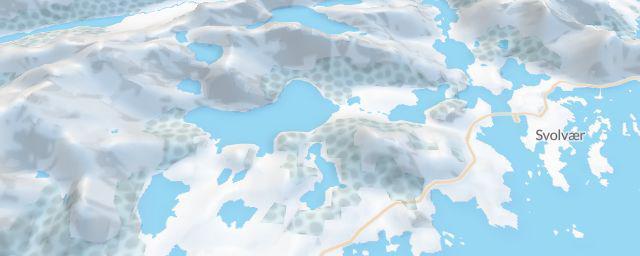Piste map of the resort Kongstind Alpinsenter