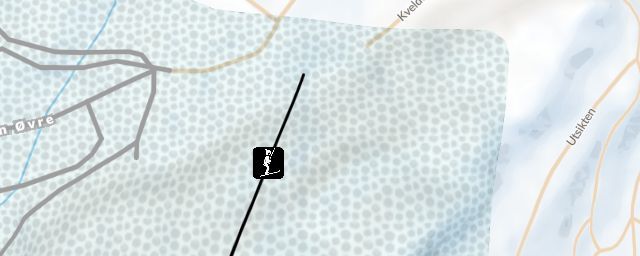 Piste map of the resort Kveldteigen hoppanlegg