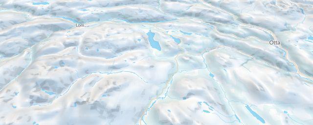 Piste map of the resort Lemonsjø Jotunheimen Alpinsenter