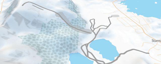 Piste map of the resort Lofoten Snowboard & Alpinsenter