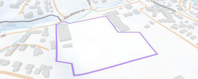 Piste map of the resort Lommedalen idrettspark