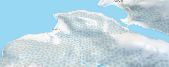 Piste map of the resort Ankenes Alpinklubb