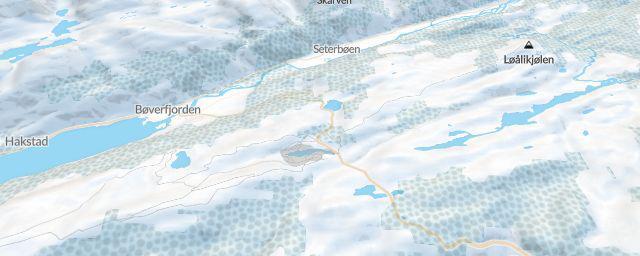 Piste map of the resort Nordmarka idrettssenter