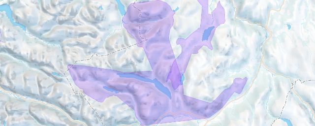 Piste map of the resort Oppdal Skisenter