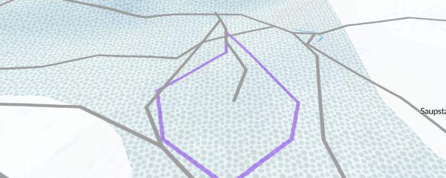 Piste map of the resort Saupstad skileik