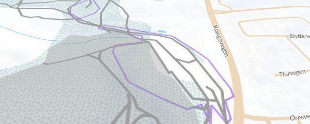 Piste map of the resort Saupstad skisenter