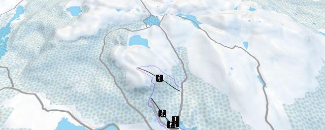 Piste map of the resort Savalan skisenter