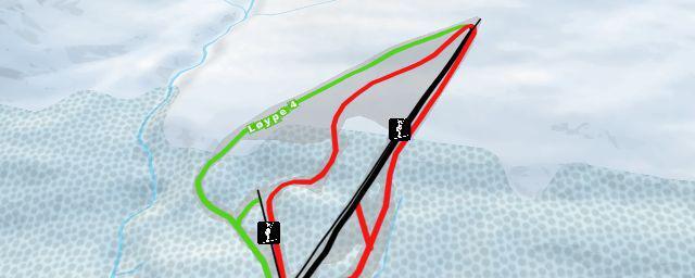 Piste map of the resort Skaidi Alpin