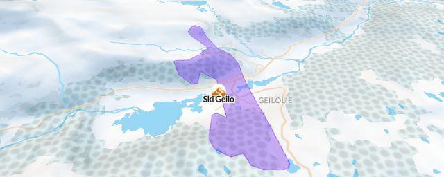 Piste map of the resort Ski Geilo