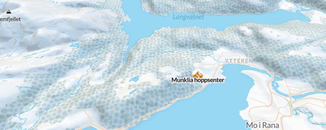 Piste map of the resort Skillevollen alpinsenter