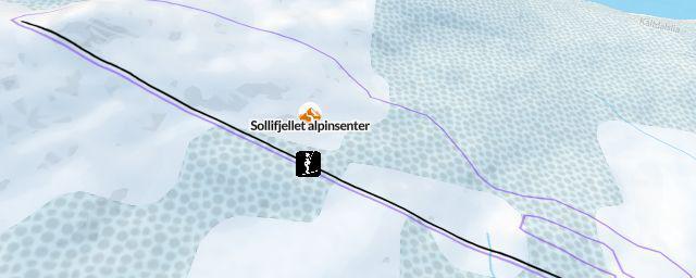 Piste map of the resort Sollifjellet alpinsenter