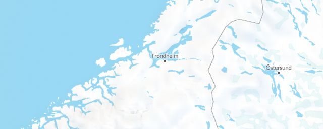Piste map of the region Sør-Trøndelag