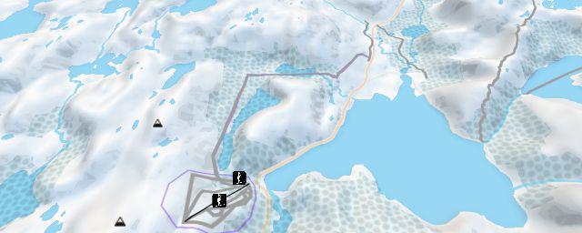 Piste map of the resort Stordalen skisenter