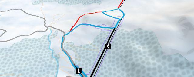 Piste map of the resort Stryn Vinterski