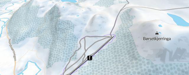 Piste map of the resort Sunndal alpinsenter