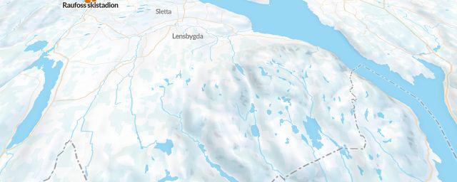 Piste map of the resort Toppenplassen