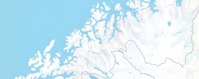 Piste map of the region Troms