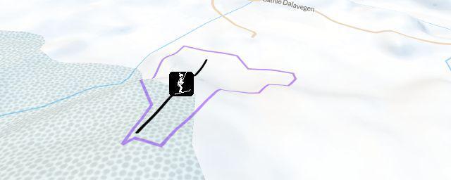 Piste map of the resort Tunåsen hoppanlegg