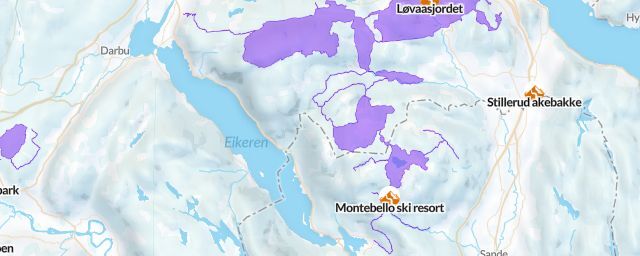 Piste map of the resort Montebello ski resort