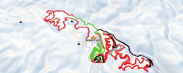 Piste map of the resort Snow Farm