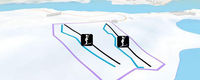 Piste map of the resort Góra Czterech Wiatrów G4W