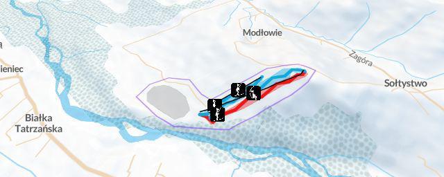 Piste map of the resort Grapa SKI Czarna Góra