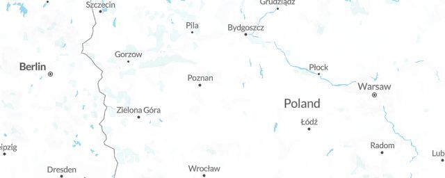 Piste map of the region Greater Poland