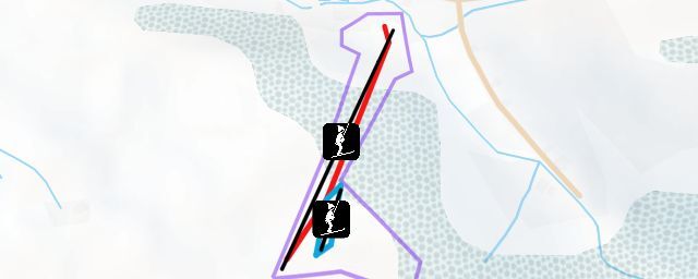 Piste map of the resort Kačenčina sjezdovka