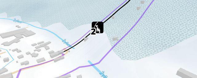 Piste map of the resort Kompleks Skoczni narciarskich SKALITE w Szczyrku