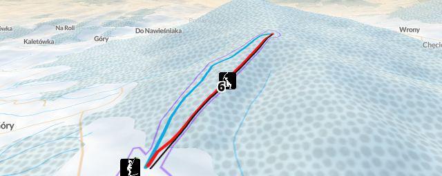 Piste map of the resort Kasina SKI
