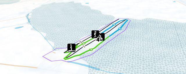 Piste map of the resort Góra Kamieńsk