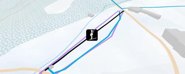 Piste map of the resort Lyžařský vlek Malý Šišák