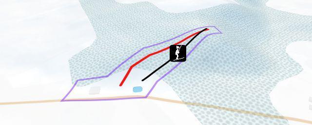 Piste map of the resort Stok Narciarski "Biała Góra"