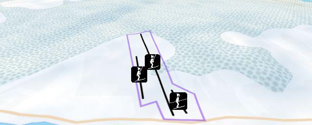 Piste map of the resort Stok narciarski w Jacni