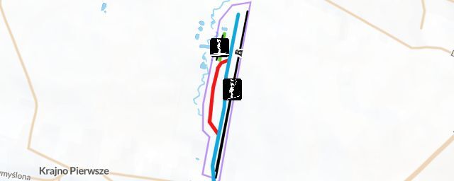 Piste map of the resort Stacja Narciarska Sabat