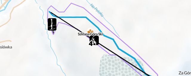 Piste map of the resort Szklana Góra Ski