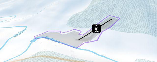 Piste map of the resort Pista de Esqui