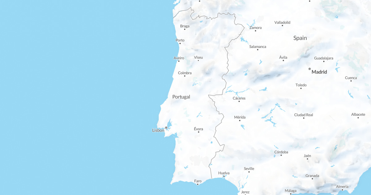Map of Portugal
