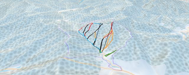 Piste map of the resort Masik Pass Ski Resort
