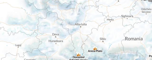Piste map of the region Alba