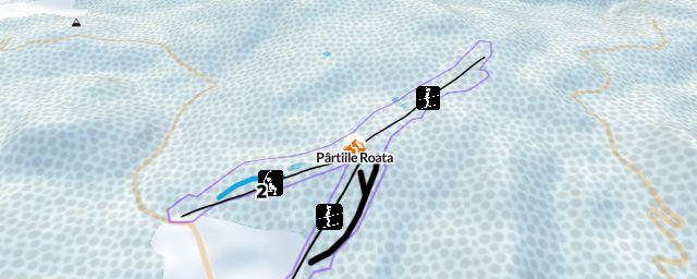 Piste map of the resort Pârtiile Roata
