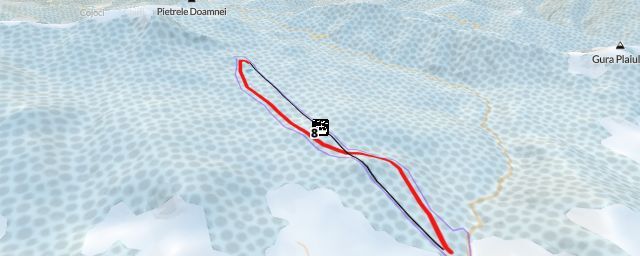 Piste map of the resort Rarău Ski Resort