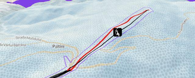 Piste map of the resort Sibiu Telescaun Oncești Păltiniș