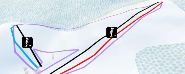 Piste map of the resort Șugaș Băi