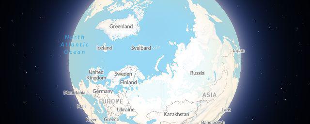 Piste map of the region Arkhangel'sk