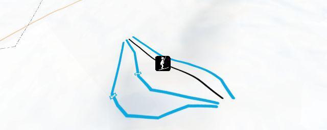 Piste map of the resort Горнолыжный комплекс «Уязы-тау»