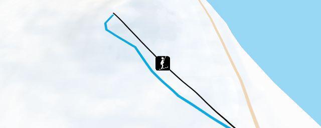 Piste map of the resort Ирандык