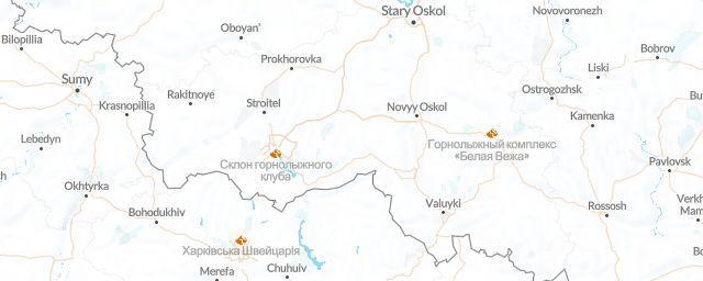 Piste map of the region Belgorod