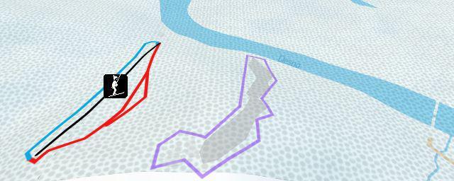 Piste map of the resort Спорткомплекс "Олимп"