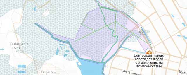 Piste map of the resort Центр адаптивного спорта для людей с ограниченными возможностями
